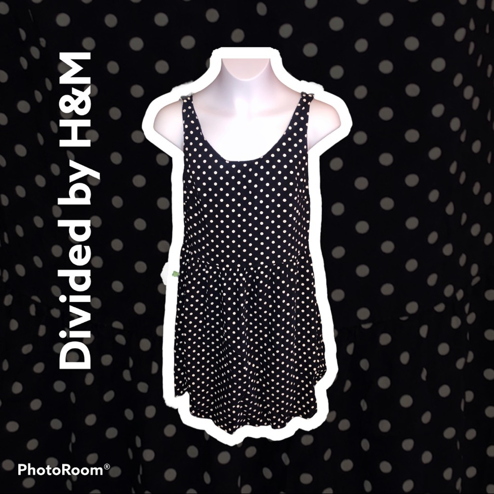 Divided by H&M Blue Girl’s Polka Dot Dress Size 2
